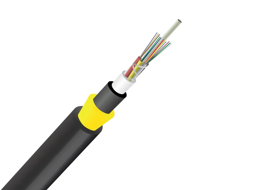 Optowire-AS(L)-S-96FO-25KN Long span ADSS for high voltage electrical towers