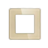 Single Frame Glass Panel with Metal Bracket (Black) VIV-TW-G86.1F-WT 2