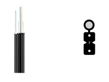 OptoWire-AM-L-FL(D)-1FO-0.6KN Drop Outdoor Flat optical cable 3