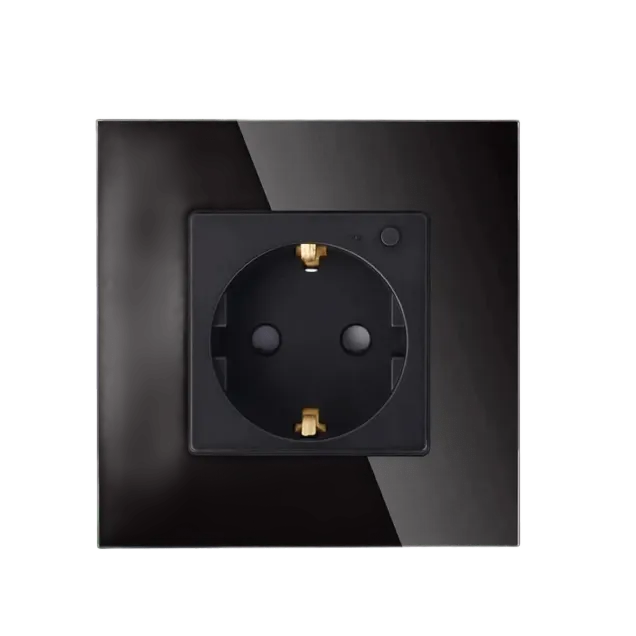 Wi-Fi EU Type F Single Socket 16A (Black) VIV-TW-WF1F-WT