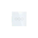 3 Gang Smart Wi-Fi Touch Switch with Neutral (Black) VIV-TW-6WF301N-WT 2