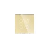 4 Gang Smart Wi-Fi Touch Switch with Neutral (White) VIV-TW-6WF401N-WT 3