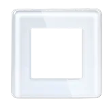 Single Frame Glass Panel with Metal Bracket (Black) VIV-TW-G86.1F-WT 3