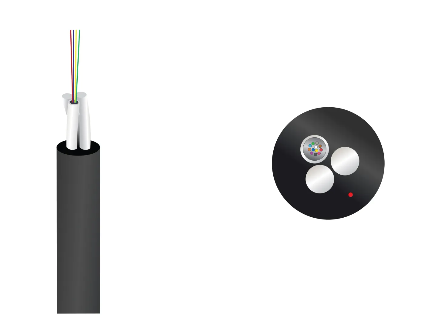 OptoWire AS-M-16FO-2.8KN Aerial ADSS Optical Cable