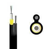 OptoWire-AM-L-OR-1FO-0,5KN Drop Outdoor figure-8 optical cable 1