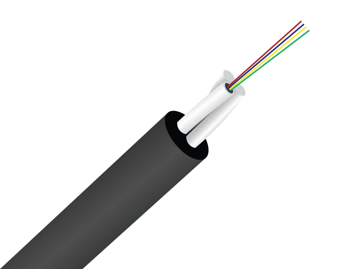 OptoWire AS-M-4FO-2KN Aerial ADSS Optical Cable
