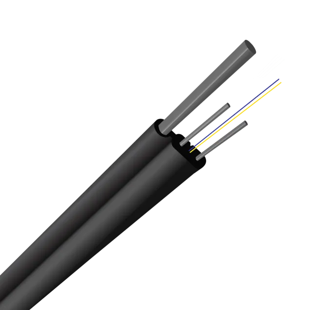 OptoWire-AM-L-FL-4FO-0.6KN Drop Outdoor Flat optical cable