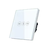 Wi-Fi Curtain Switch with Neutral (White) VIV-TW-WC101N-WT 2