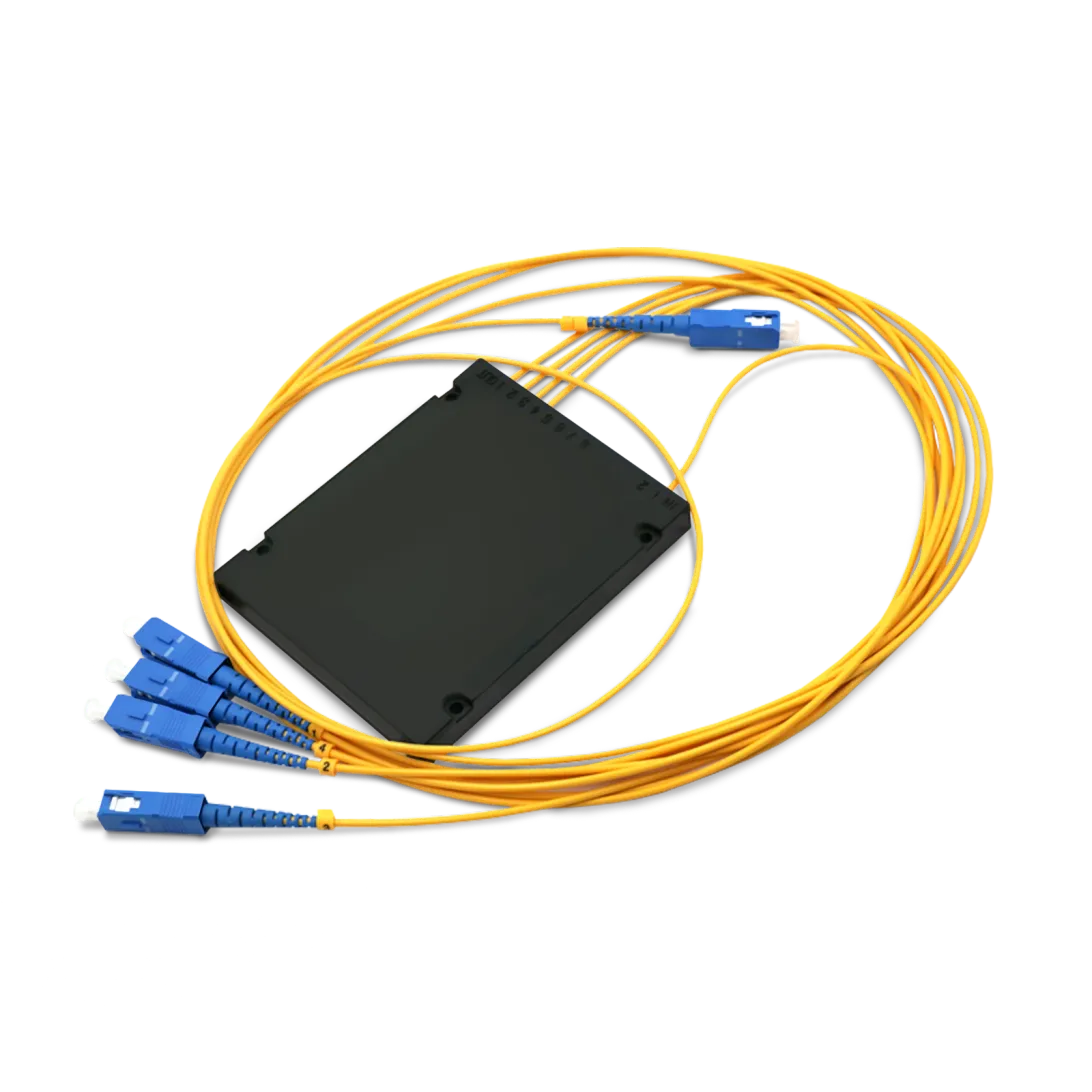 Optowire PLC Splitter 1x4, 2.0mm, ABS BOX, SC/UPC