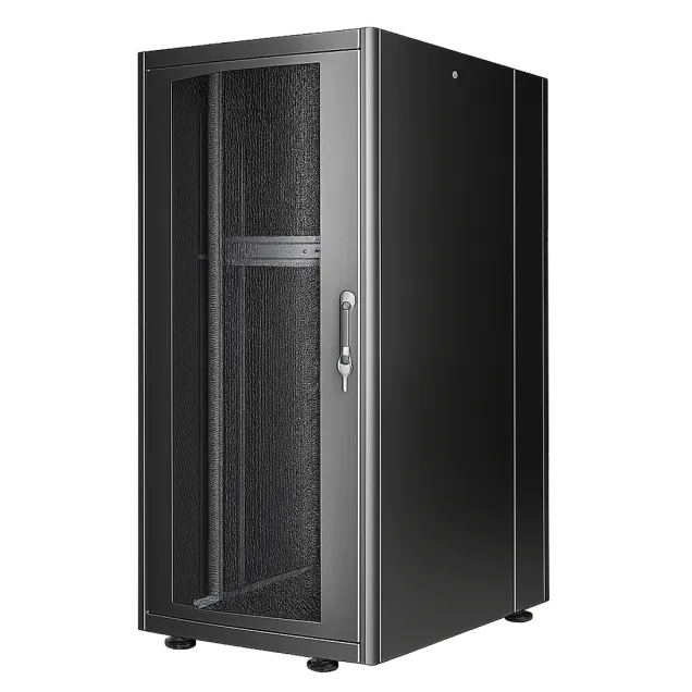 27U Network Rack Cabinet (600x800mm) With Curved Mesh Door