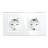 Wi-Fi EU Type F Double Socket 16A (Black) VIV-TW-WF2F-WT  2