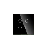 4 Gang Smart Wi-Fi Touch Switch with Neutral (White) VIV-TW-6WF401N-WT 2