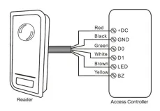 VIV-S1-RX Wiegand Reader (E/H/Mifare) 2