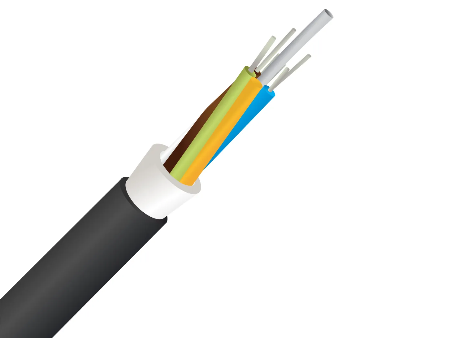 OptoWire AS-S-4FO-3KN Aerial ADSS Optical Cable