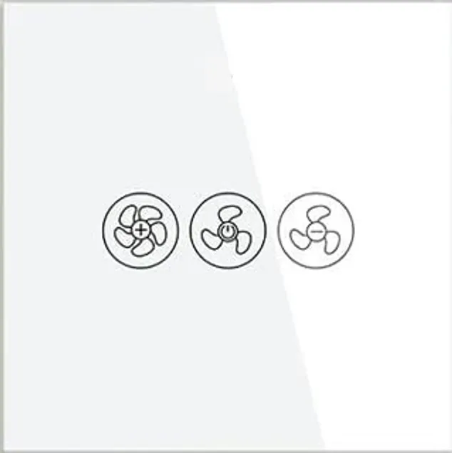 Wi-Fi Fan Speed Switch with Neutral (White) VIV-TW-WFF101N-WT