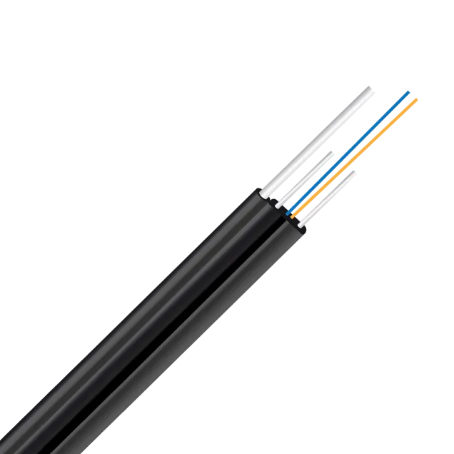 OptoWire-AM-L-FL(D)-2FO-0.6KN Drop Outdoor Flat optical cable