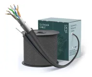 FTP CAT5E BC 24AWG PE(outdoor) "0.48 ± 0.01 mm" WITH MESSENGER 2