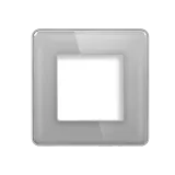 Single Frame Glass Panel with Metal Bracket (Black) VIV-TW-G86.1F-WT 4