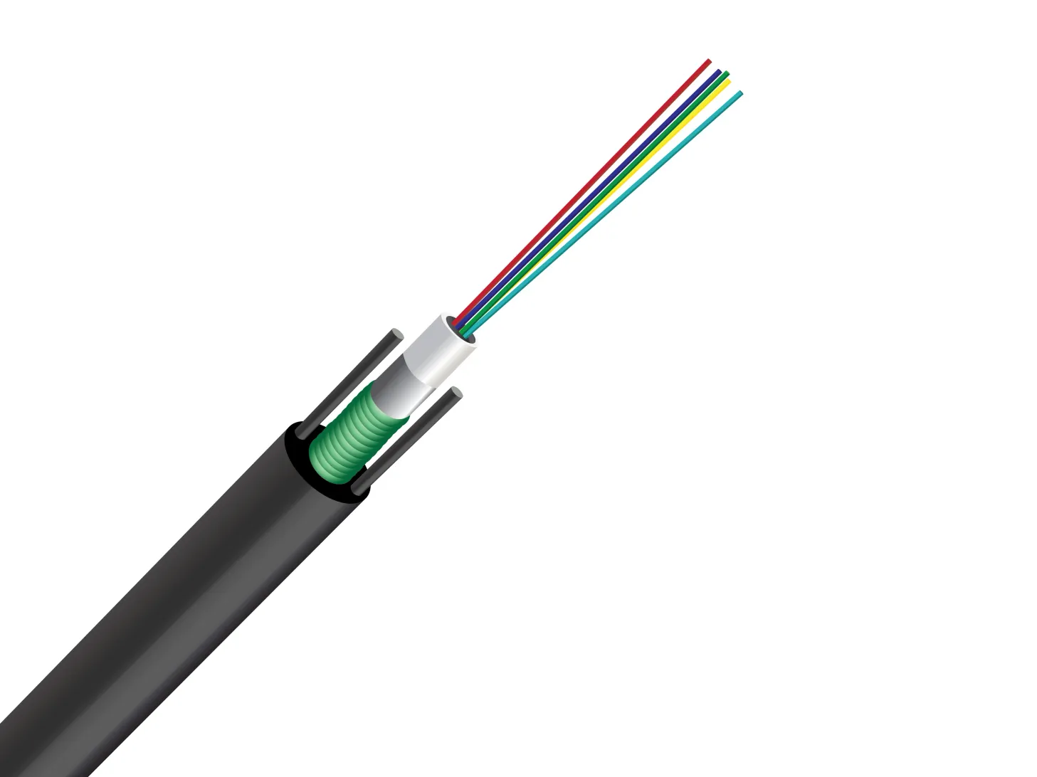 OptoWire-U-TIC-L-12FO-2.7KN Duct installation Steel tape optical cable 