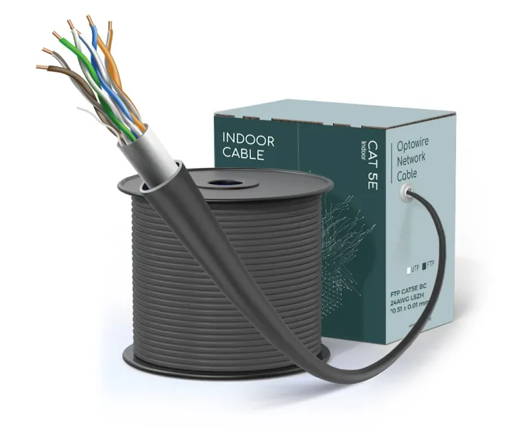 FTP CAT5E BC 24AWG LSZH "0.51 ± 0.01 mm"