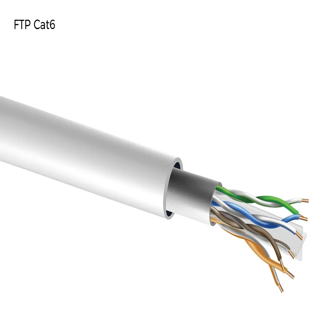 FTP CAT6 CCA 24AWG PVC(indoor) "0.51 ± 0.01 mm"