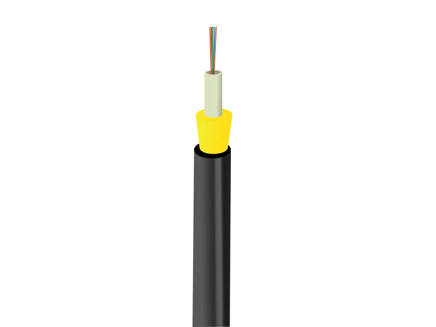 OptoWire-AS-L(A)-1FO-2KN Drop Outdoor ADSS optical cable