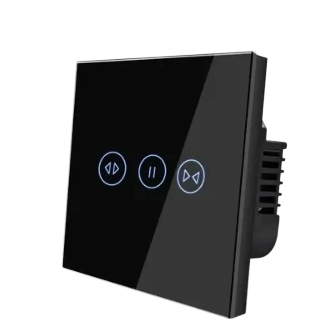 Wi-Fi Curtain Switch with Neutral (Black) VIV-TW-WC101N-WT