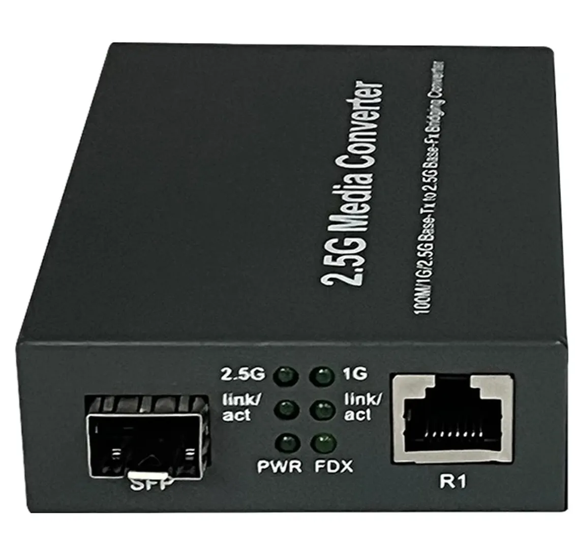 2.5G-1SFP-1RJ45 Media Convertor