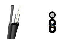 OptoWire-AM-L-FL-1FO-0.6KN Drop Outdoor Flat optical cable 3