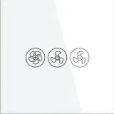 Wi-Fi Fan Speed Switch with Neutral (Black) VIV-TW-WFF101N-WT 1