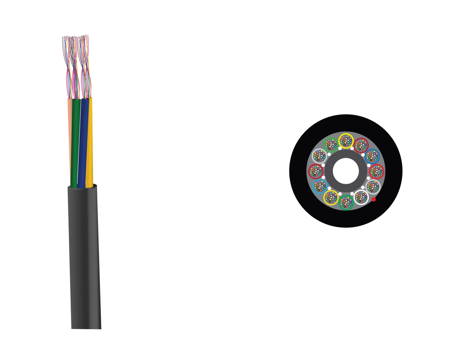 OptoWire-U-TBC-S-480FO Underground Air Blow Optical Cable