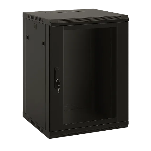 24U Network Rack Cabinet (600x600mm) With Glass Door