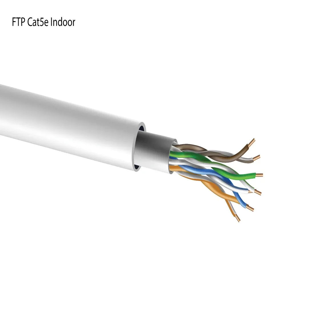 FTP CAT5E CCA 24AWG PVC(indoor) "0.53 ± 0.01 mm"