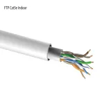 FTP CAT5E CCA 24AWG PVC(indoor) "0.53 ± 0.01 mm" 1