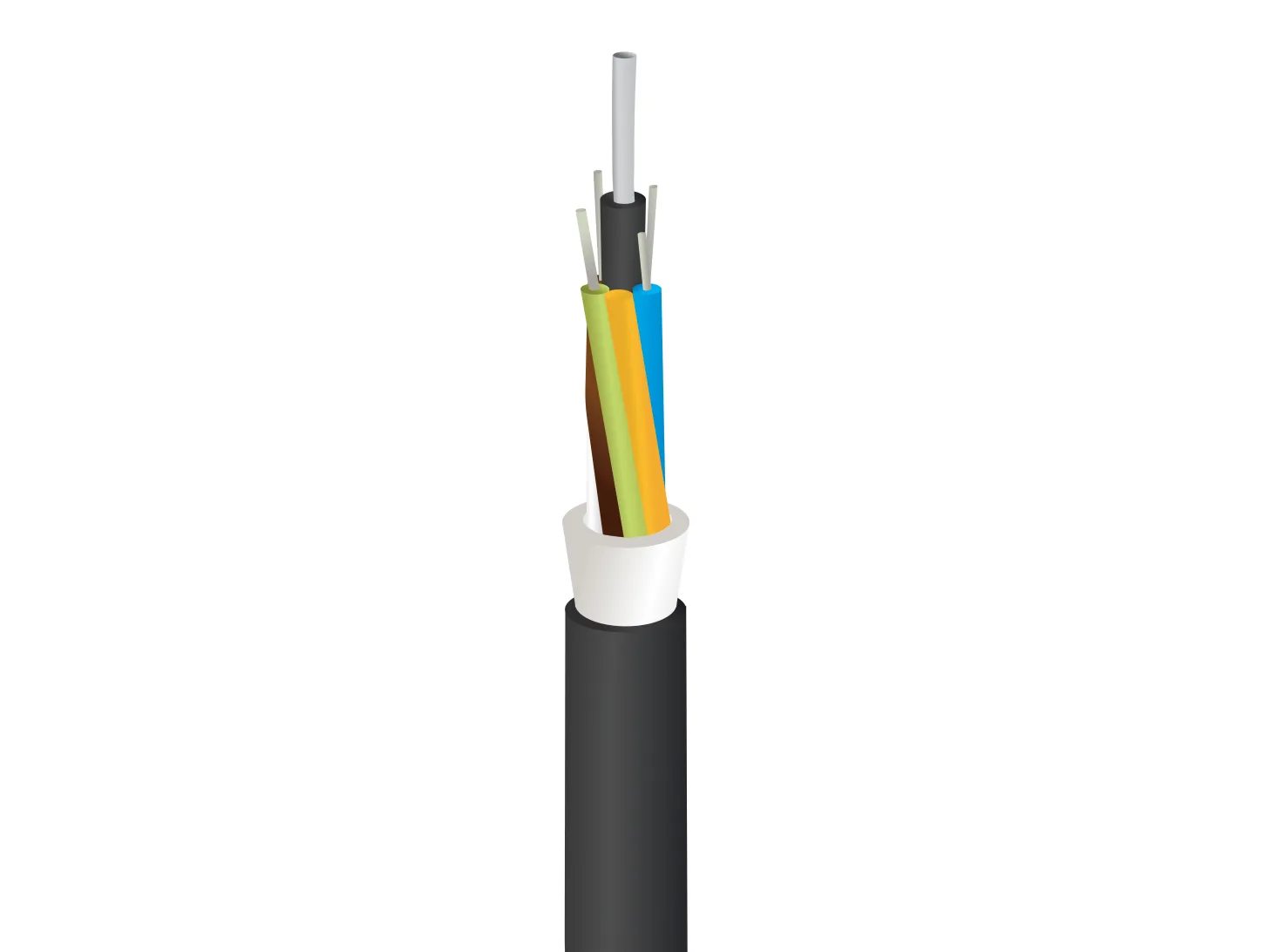 OptoWire AS-S-96FO-5.5KN Aerial ADSS Optical Cable