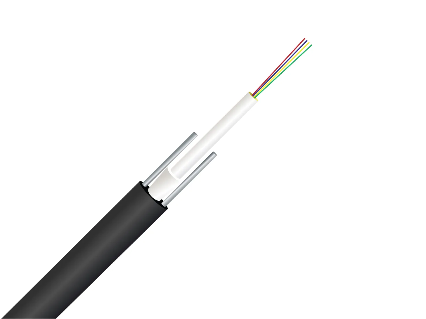 OptoWire AS-L-16FO(KFRP)-1.5KN Aerial ADSS Optical Cable