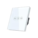 Wi-Fi Curtain Switch with Neutral (Black) VIV-TW-WC101N-WT 2